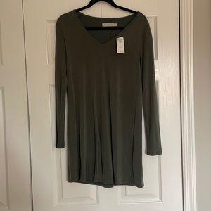 Abercrombie & Fitch xst olive green dress